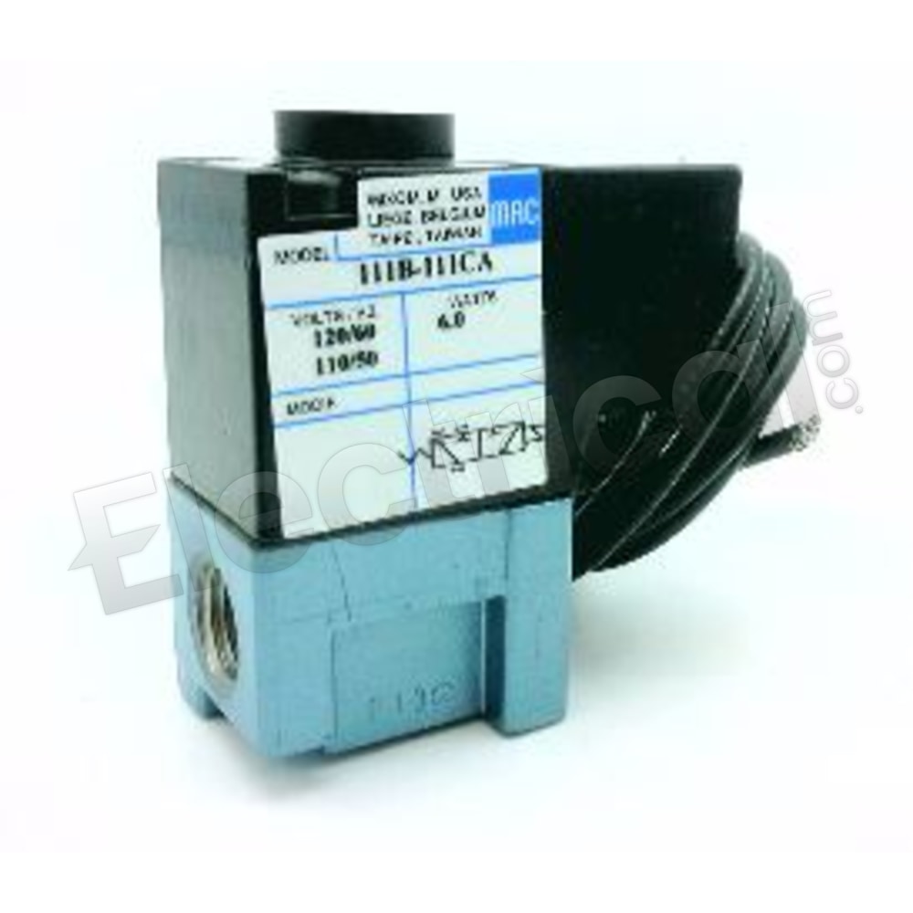 Elettrovalvola Mac Valves 111B-506AAAG - 3 Vie - 24 VDC (6W) - Nuova