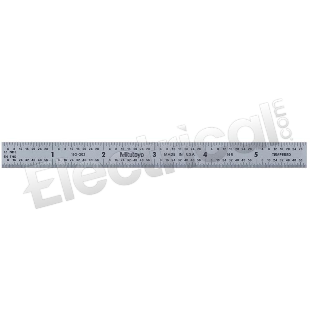 Electrical Reference Ruler Mitutoyo 182-202 Ruler Tools