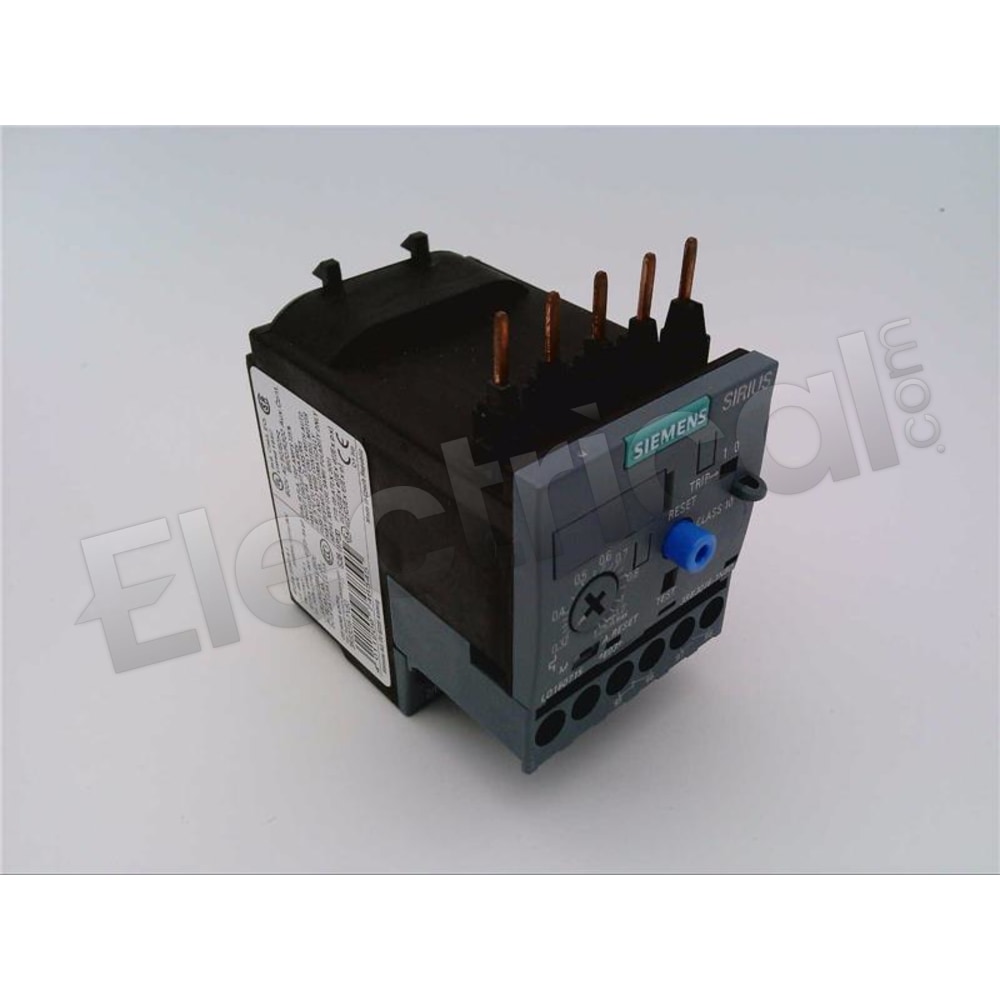 Relais De Surcharge Siemens 3RB3016-1SB0 - 3-12A, 600V, 5 Broches - Neuf Boîte Ouverte - Pour Applications Industrielles