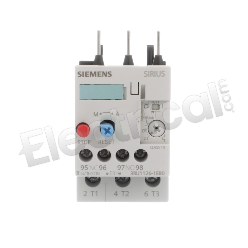 Siemens 3Ru1116-1Kb0 Thermal Overload Relay Ip20 at best price in Bhavnagar