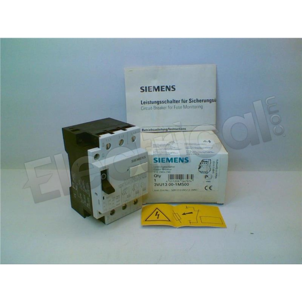 Siemens Leistungsschalter 11E 1NO+1NC 3VU1300-1MS00 ( 3VU1 300-1MS00 Siemens Leistungsschalter 11E 1NO+1NC 3VU1300-1MS00 ( 3VU1 300-1MS00