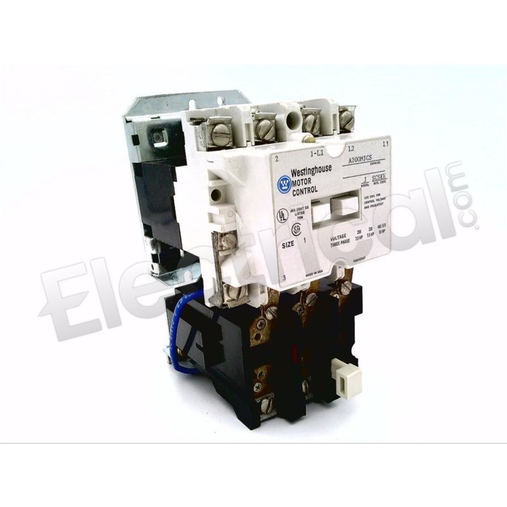Westinghouse A200M1CS Contactor Motor Control