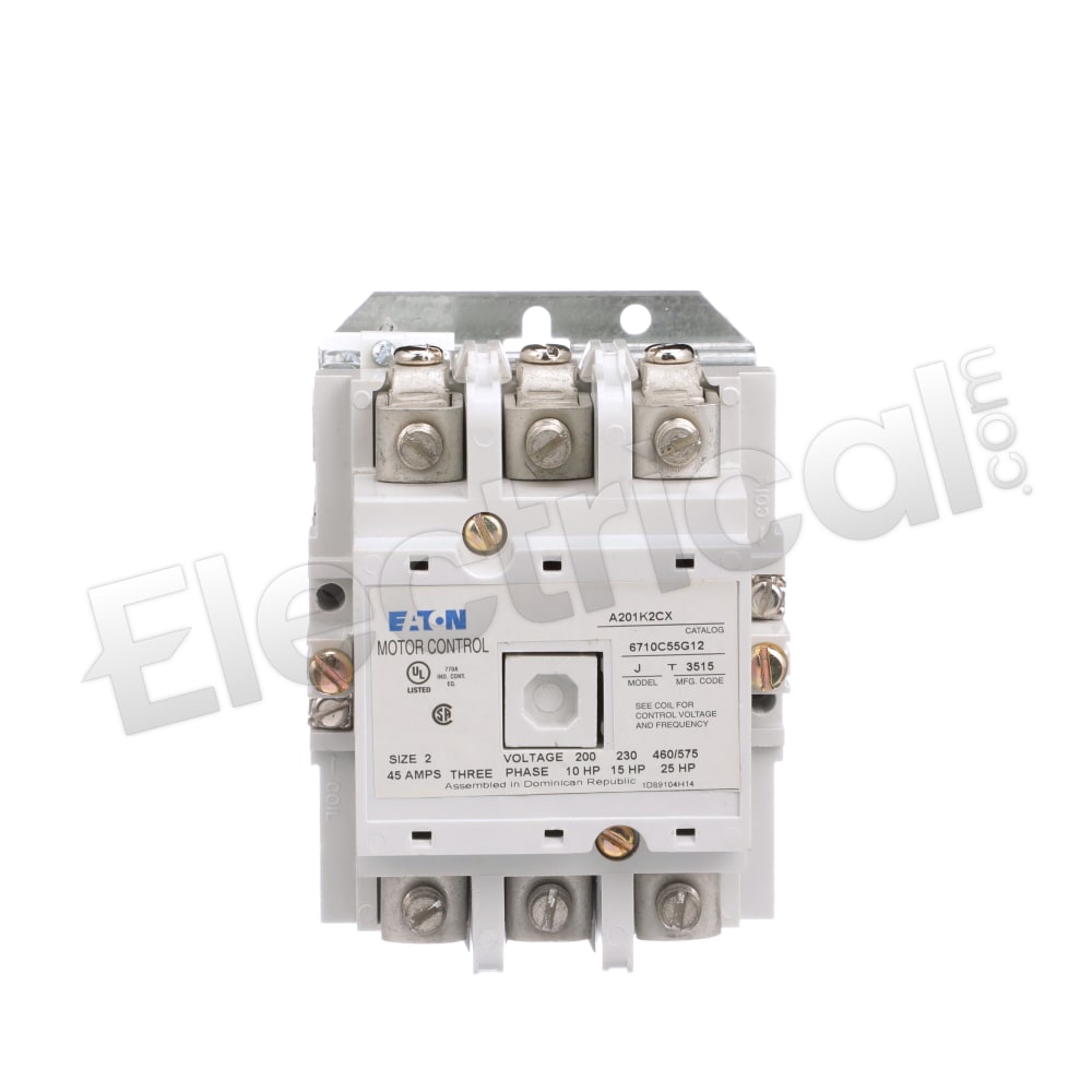 A201K2CX Cutler Hammer A200 Series 45A Contactor