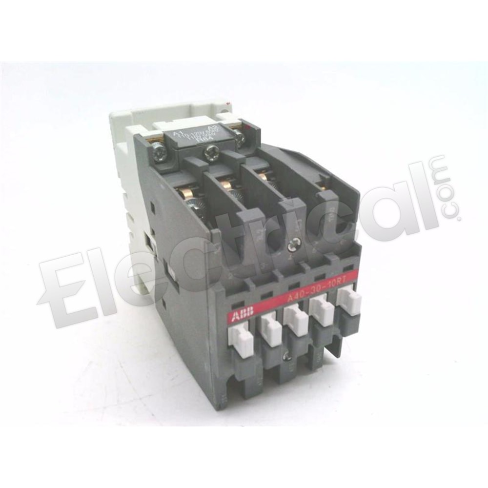 NOFUEL A40-30 Contactor – 120V Coil, 40A, 3-Pole, 1NO, DIN Rail Mount – IEC AC-3