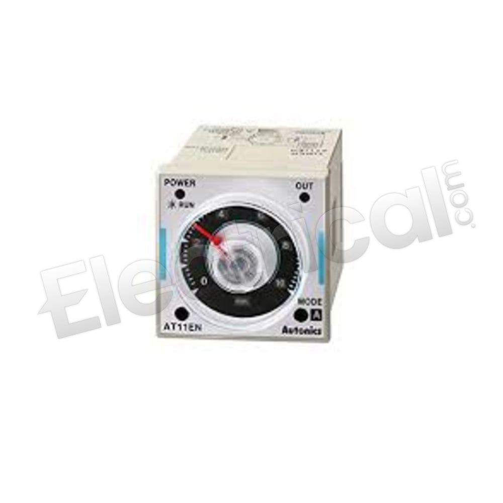Autonics AT11EN Multifunction Analog Timer – 100-240V/24V AC/DC W/ 11-Pin Socket Base