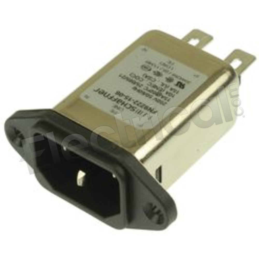Filtro De Entrada Schaffner FN9222-10-06 - Para Red 250VAC 10A, Toma IEC - Excedentes De Stock En Buen Estado