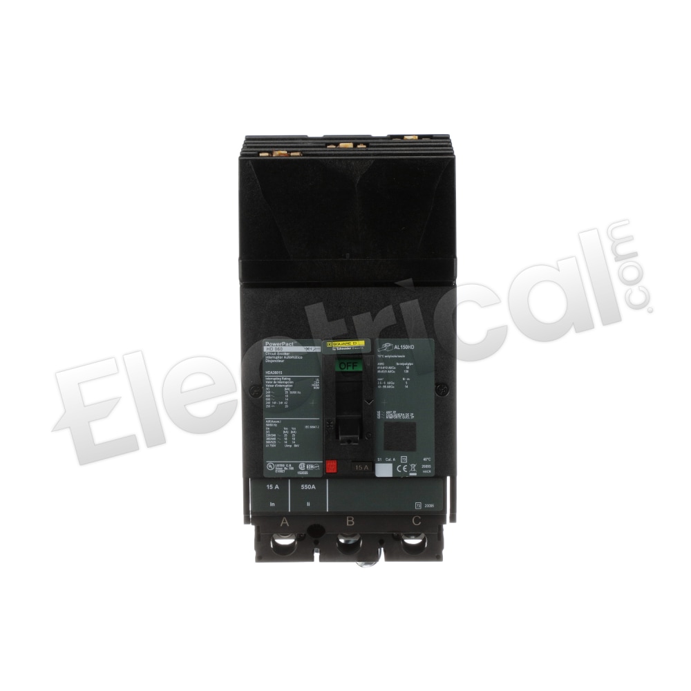 Square D HLA36015ABBKSDYP Molded Case Circuit Breaker