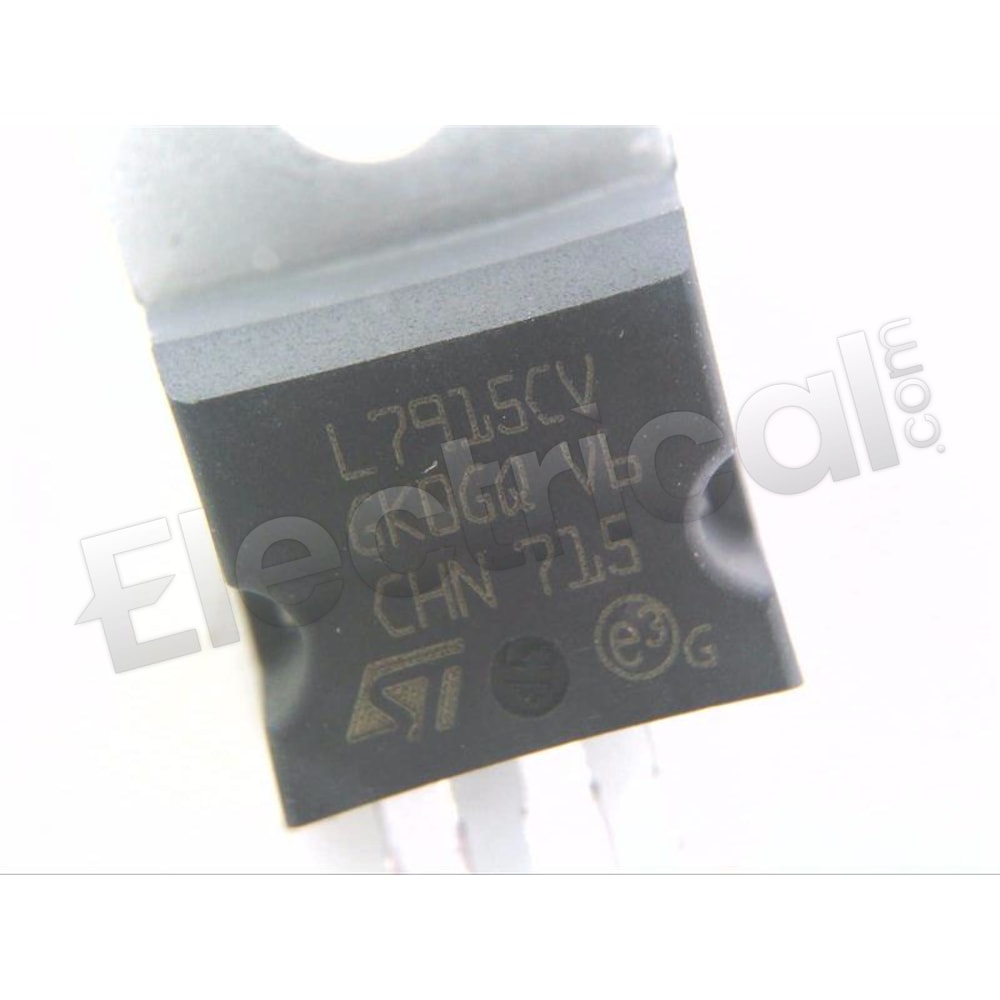 10x L7915CV -15V 1.5A Negative Voltage Regulator IC (7915, TO-220)