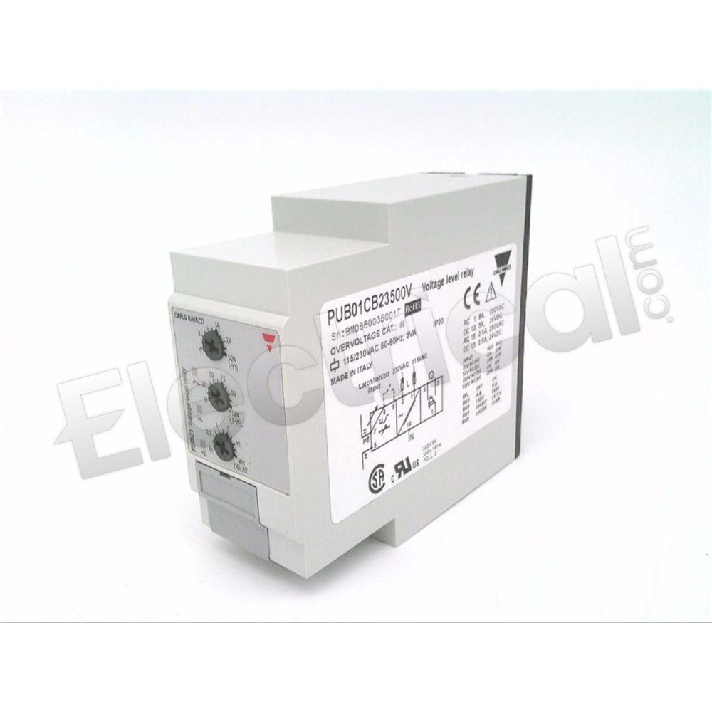 Rel&egrave; Controllo Tensione Carlo Gavazzi PUB01CB23500V &ndash; 8A 11 Pin
