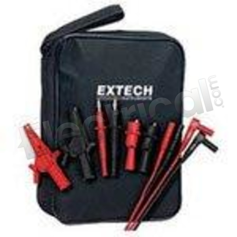 EXTECH TL808-KIT – Kit Cavi Di Misura Professionali 8 Pezzi, CAT III-1000V, Con Custodia Da Trasporto