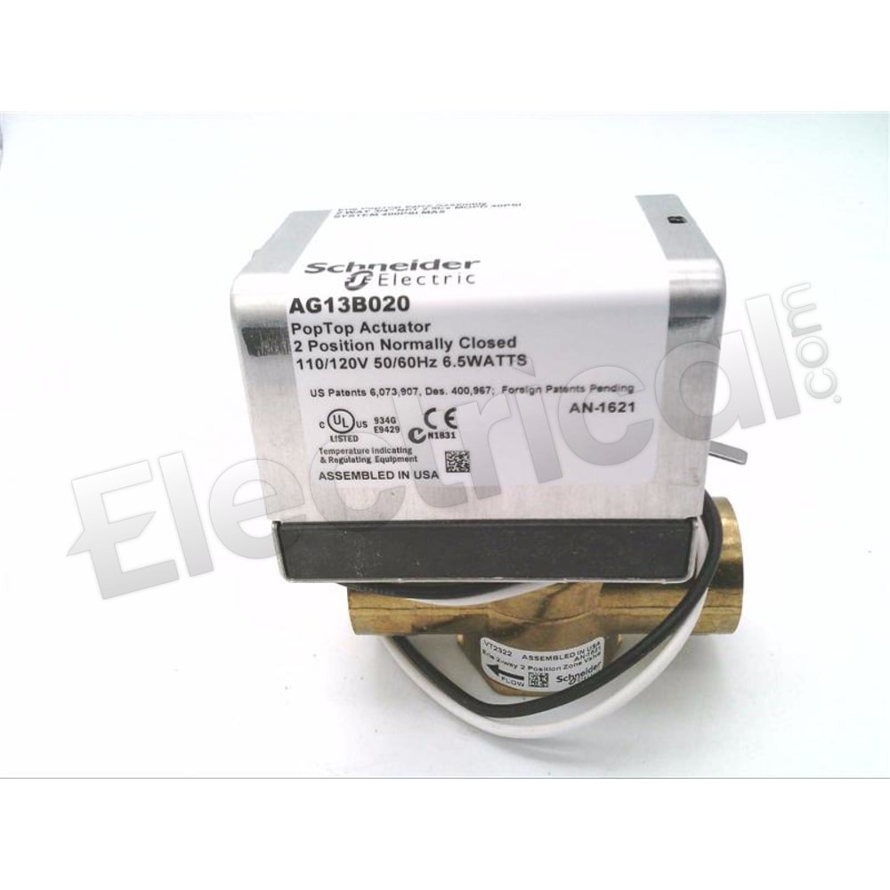 2-way 1/2 NPT Valve Schneider Electric VT2223 2-Way Valve – 1/2