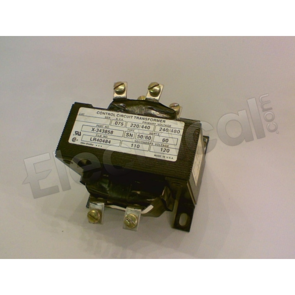 Allen-Bradley X-343858 Dry Type Transformer